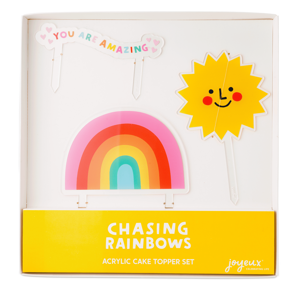 Chasing Rainbows Cake Topper Set