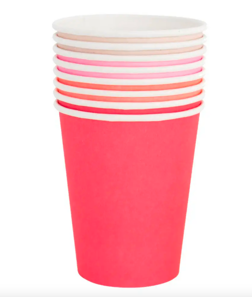 Pink Ombre Cups Set