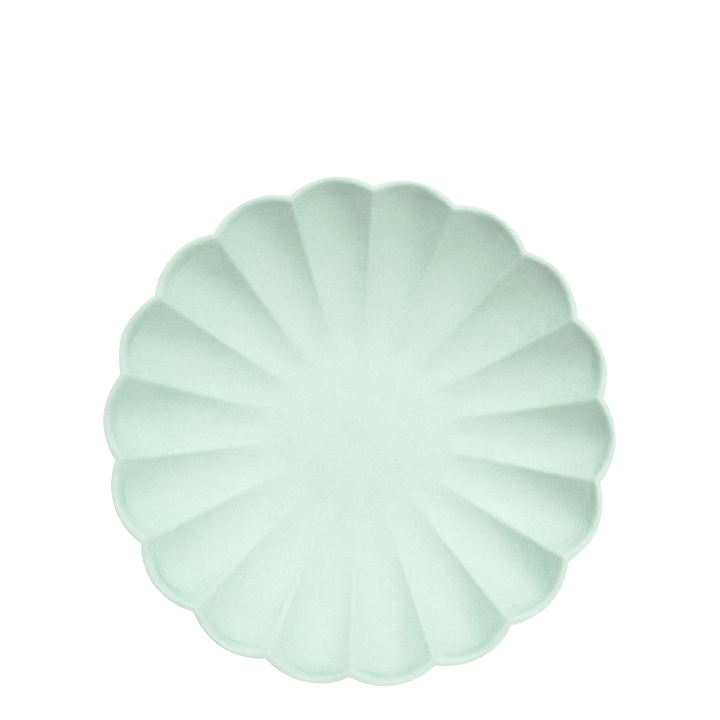 Pale Mint Small Eco Paper Plates