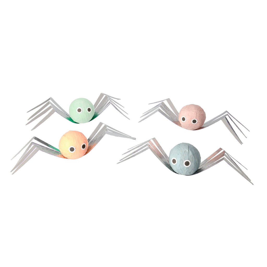 Pastel Halloween Spider Surprise Balls (set of 4)