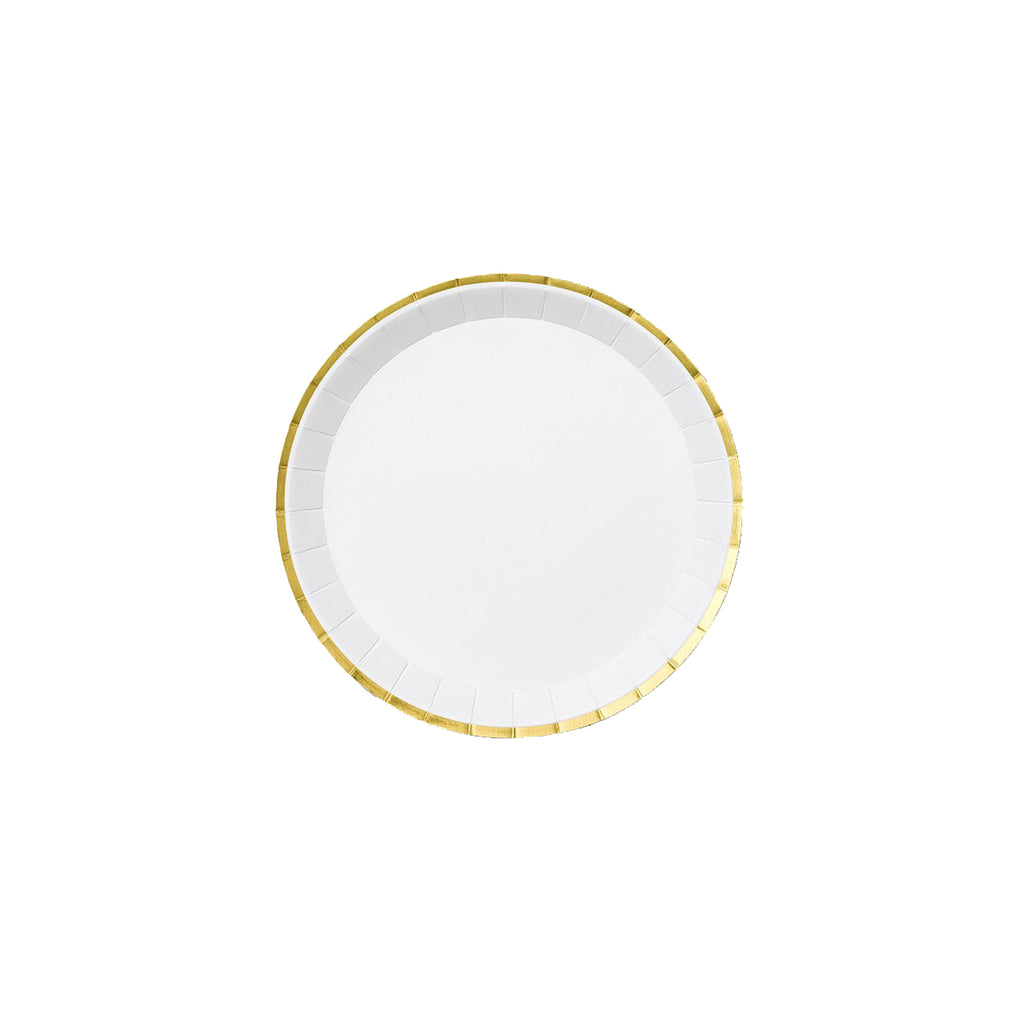 White and Gold Small Plates