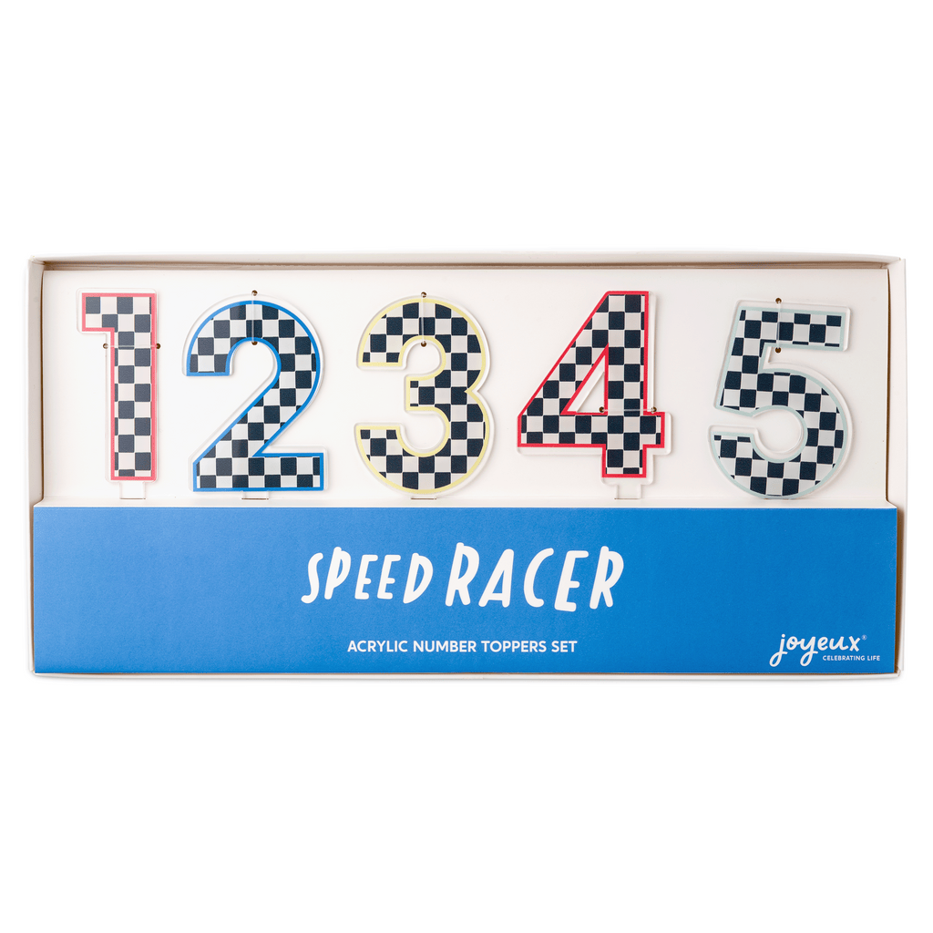 Speed Racer Acrylic Number Set