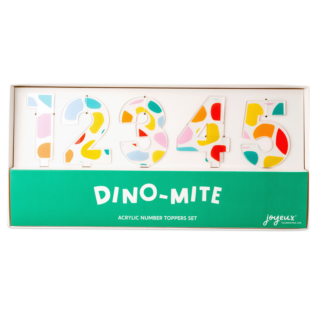 Dino-mite Dinasour Acrylic Number Set