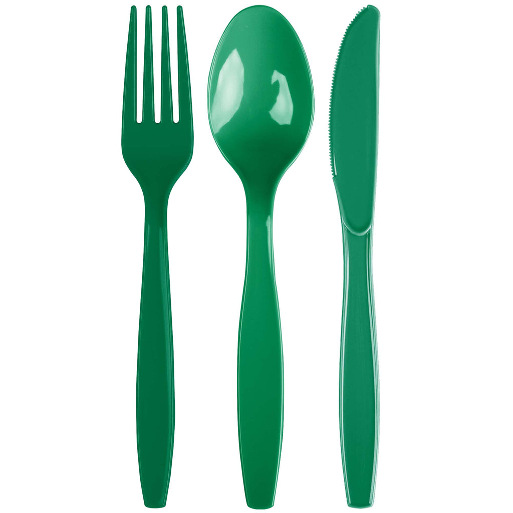 Emerald Green Cutlery Set