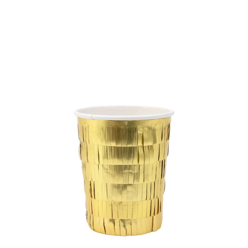 Gold Fringe Party Cups- COMING SOON