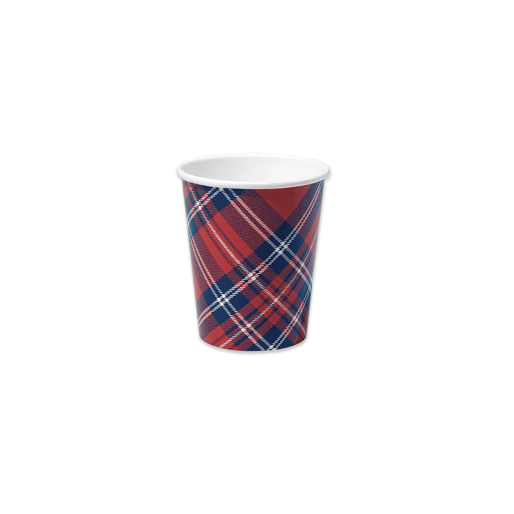 Holiday Plaid Cups