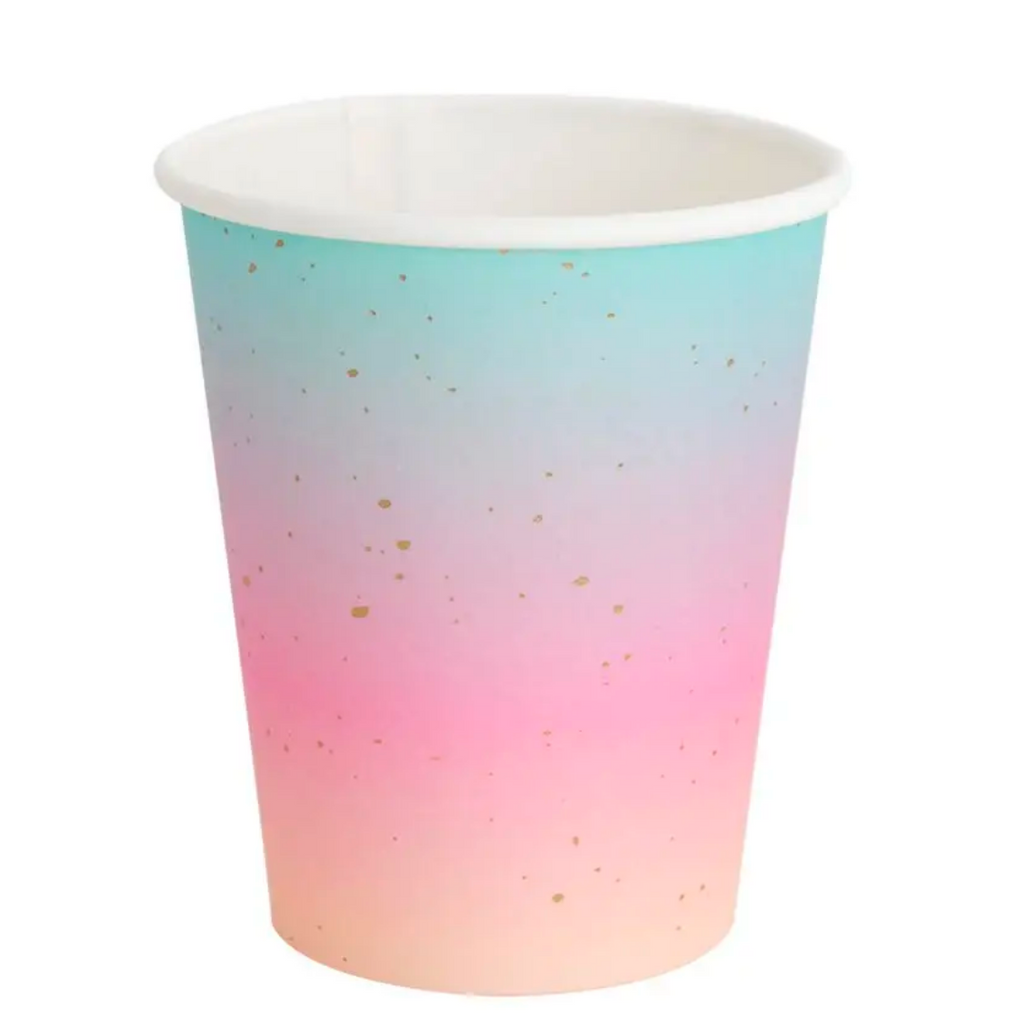 Rainbow Ombre Cups