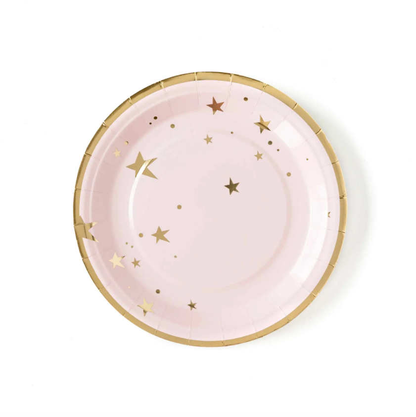 Pink Star Plates