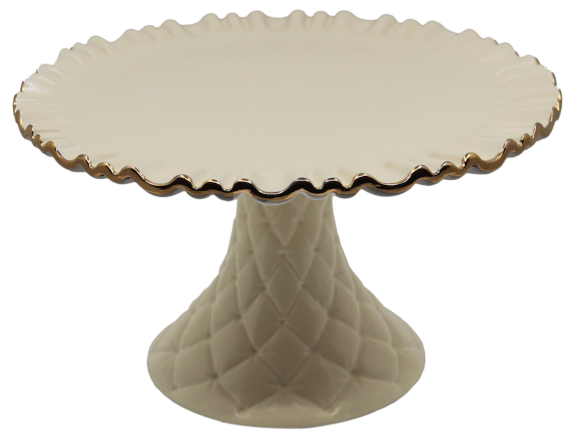 Melamine Cake Stand with Dots Print – Corner Store