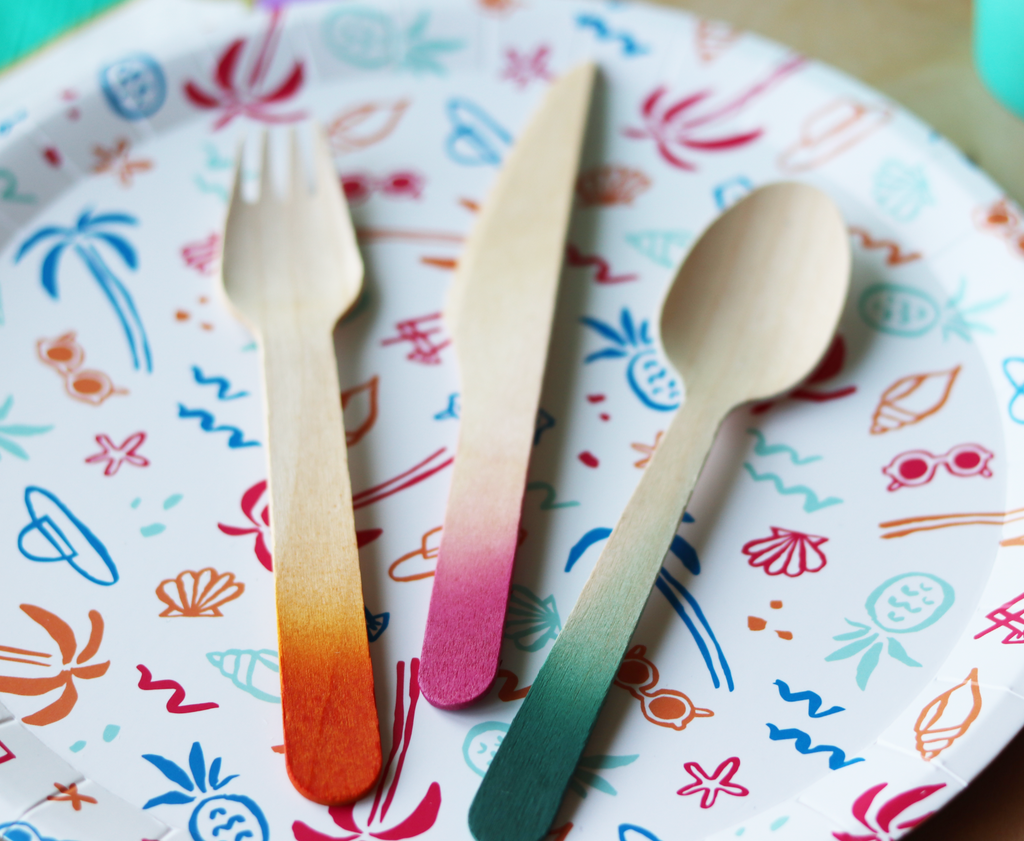 Dip Dyed Cutlery Set