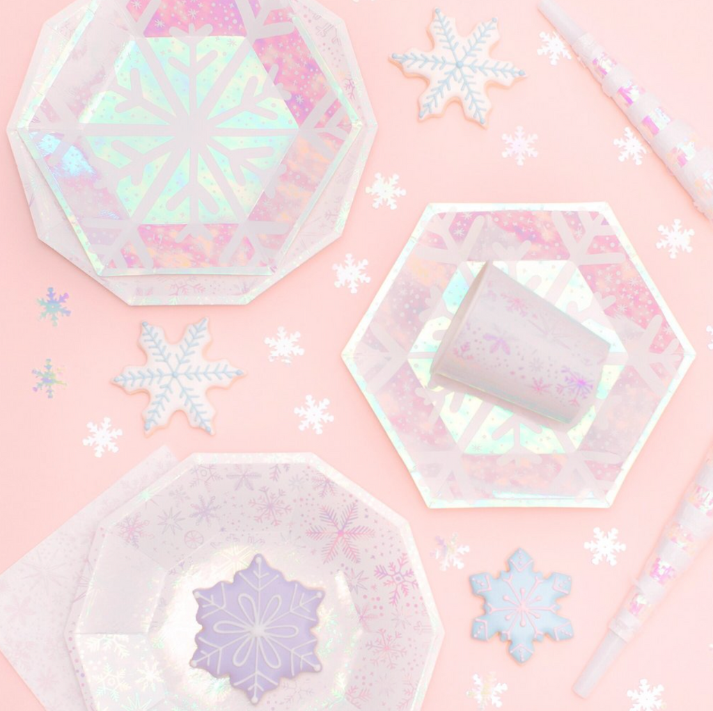 Frosted Snowflake Napkins