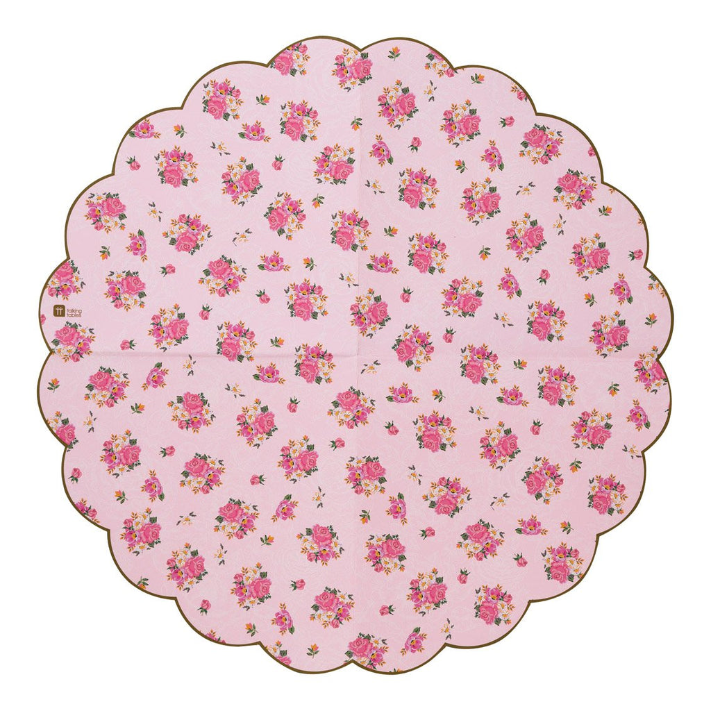 Floral Scallop Napkins
