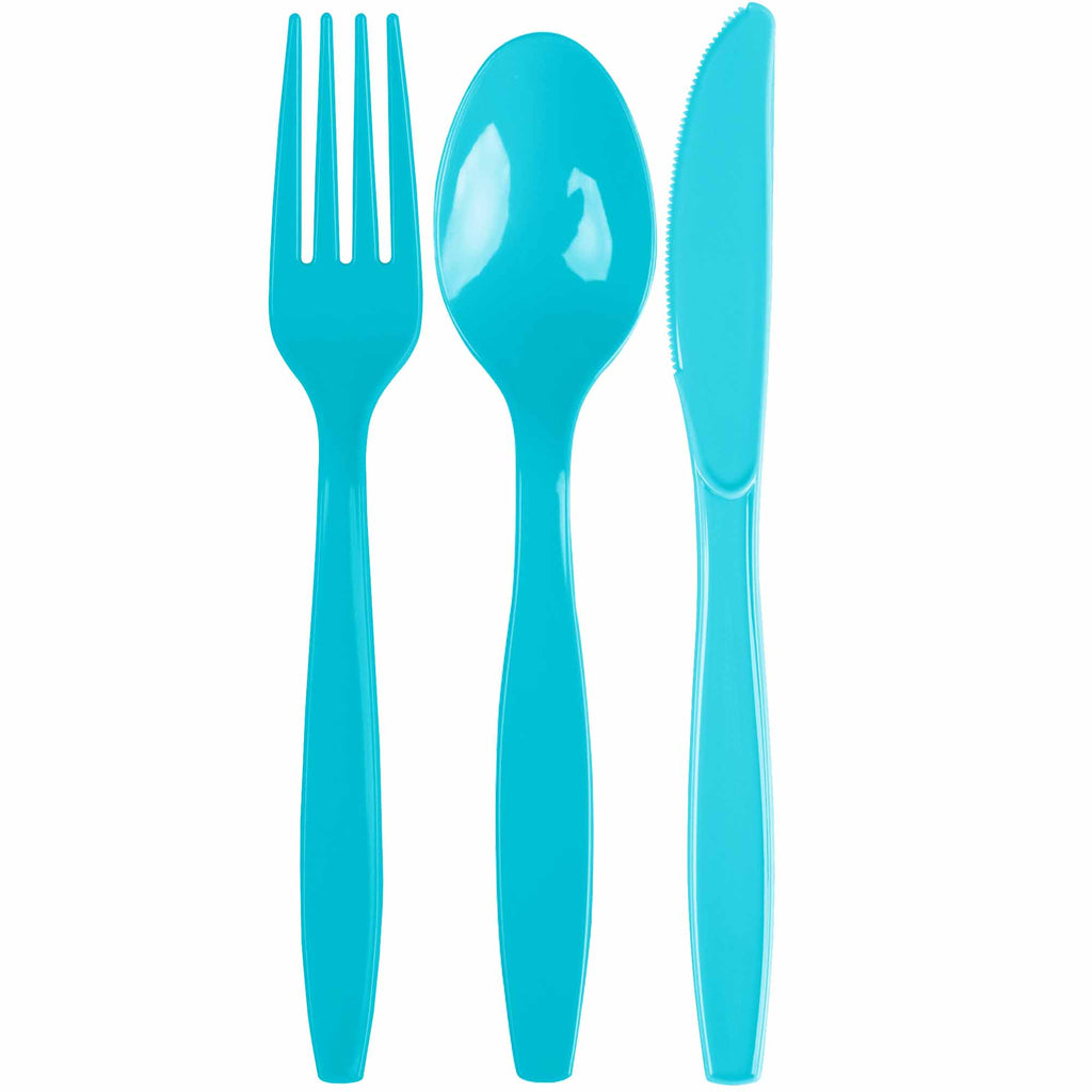 Turquoise Cutlery Set