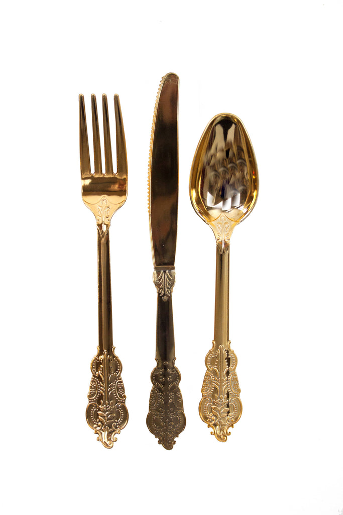 Elegant Gold Cutlery