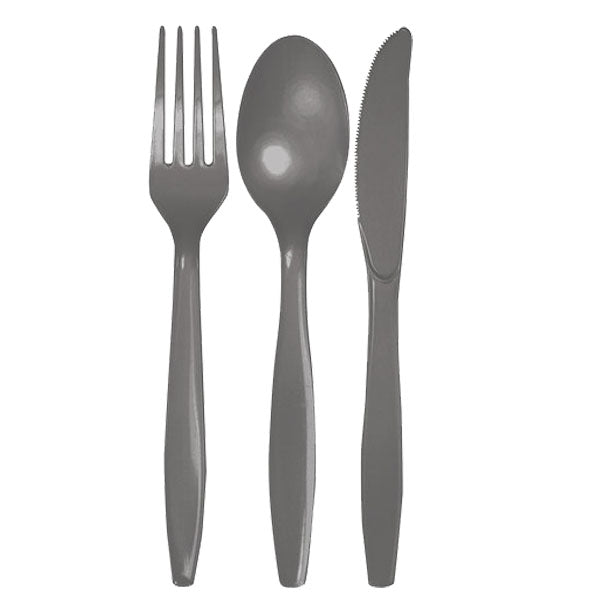 Gray Cutlery Set