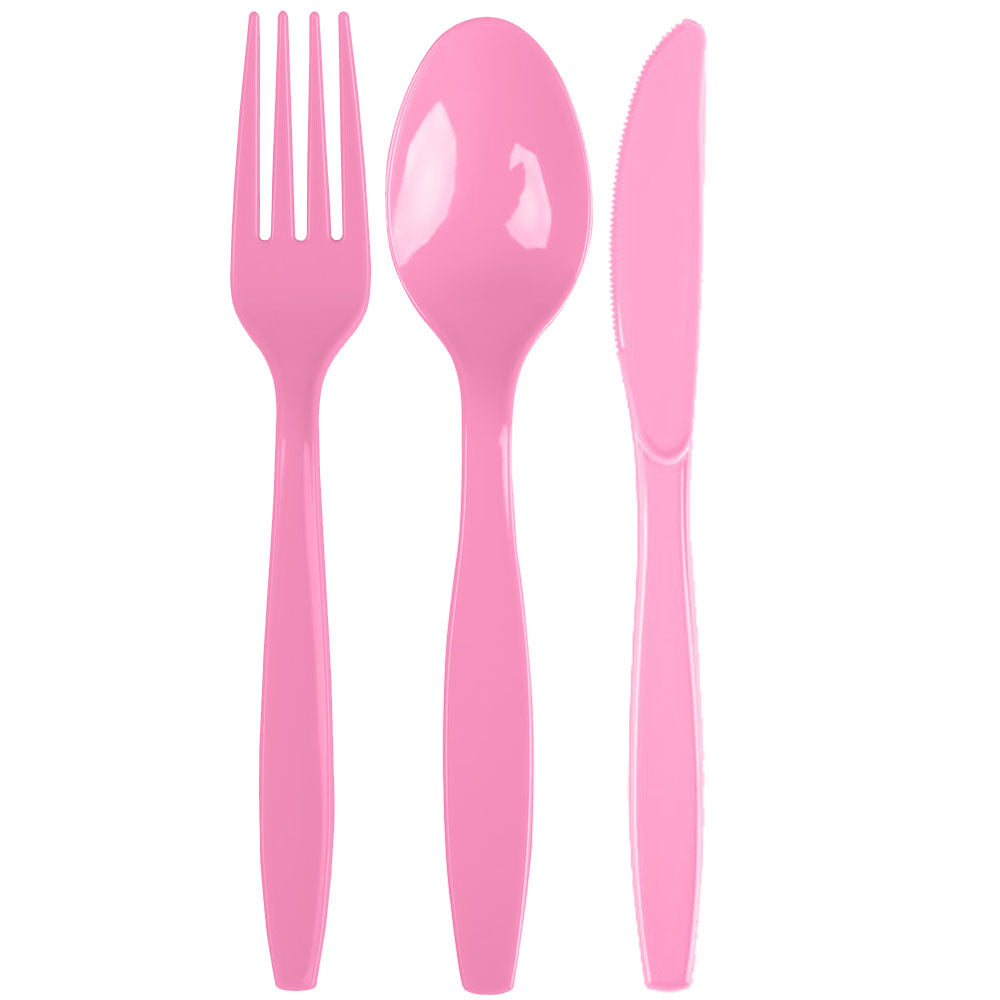 Candy Pink Cutlery Set