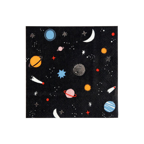 To The Moon Small Napkins